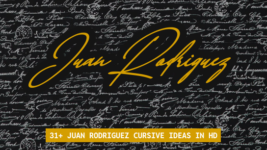 Juan Rodriguez name signatures